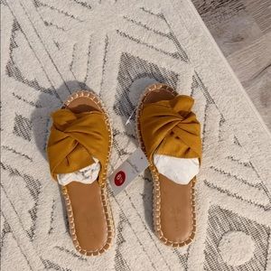 Target/ yellow sandals